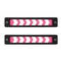 2 PCS 6W LED COB LEDs Daytime Running Lights Lamps, DC 12V (Pink Light)