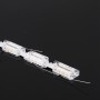 2 PCS 3W Scalable Crystal Shell Snake Shape DIY White Light + Yellow Light Car Static Lighting Crystal Water LED Lamp Light, DC 12V