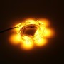 2 PCS 3W Scalable Crystal Shell Snake Shape DIY White Light + Yellow Light Car Static Lighting Crystal Water LED Lamp Light, DC 12V