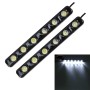 2 PCS 6W 180 LM 6000K DRL Daytime Running Light with 6 SMD-5050 Lamps, DC 12V(White Light)