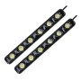 2 PCS 6W 180 LM 6000K DRL Daytime Running Light with 6 SMD-5050 Lamps, DC 12V(White Light)