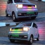 Z15-150CM 150cm DC12V-24V Car Front Grille LED RGB Daytime Running Lights Strip Colorful Lamp