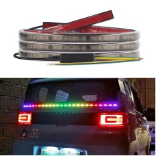 S12-120CM 120cm DC12V-24V Car Rear LED RGB Daytime Running Lights Strip Colorful Lamp