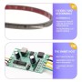 S12-120CM 120cm DC12V-24V Car Rear LED RGB Daytime Running Lights Strip Colorful Lamp