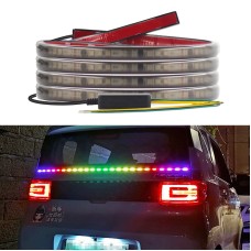 S20-200CM 200cm DC12V-24V Car Rear LED RGB Daytime Running Lights Strip Colorful Lamp