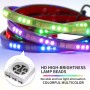 S20-200CM 200cm DC12V-24V Car Rear LED RGB Daytime Running Lights Strip Colorful Lamp