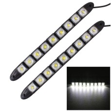 2 PCS  4.5W 9 LED SMD 5050 Flexible Snake LED Car Daytime Running Lights, DC 12V