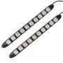 2 PCS  5W 10 LED SMD 5050 Flexible Snake LED Car Daytime Running Lights, DC 12V