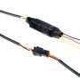 2 PCS 12V Car Daytime Running Lights Soft Article Lamp, Red + Yellow Light, Length: 60cm