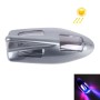 Solar Colorful Light Anti Collision Shark Fin Car Taillight LED Flash Warning Light Caution Light(Grey)