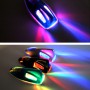 Solar Colorful Light Anti Collision Shark Fin Car Taillight LED Flash Warning Light Caution Light(Grey)