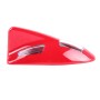 Solar Colorful Light Anti Collision Shark Fin Car Taillight LED Flash Warning Light Caution Light(Red)