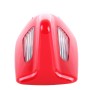 Solar Colorful Light Anti Collision Shark Fin Car Taillight LED Flash Warning Light Caution Light(Red)