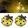 Форма божьей коровки автомобиля Дверь Дверь Анти-Коллидение предупреждение (желтый свет)