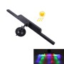 Solar Anti Collision Cupule Ranger Lamp Car Taillight LED Flash Warning Light Caution Light(Colorful Light)