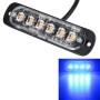 DC 12V-24V 2W 6LEDs SMD-2835 Lamps 17 Flash Patterns 3 Lines Car Flash Lamp Waterproof Car Truck Emergency Strobe Flash Warning Light, Cable Length: 90cm