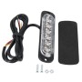 DC 12V-24V 2W 6LEDs SMD-2835 Lamps 17 Flash Patterns 3 Lines Car Flash Lamp Waterproof Car Truck Emergency Strobe Flash Warning Light, Cable Length: 90cm