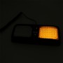 High qulaity DC 12V, 9W LED Waterproof Car Sunshade Yellow Light Warning Lights Strobe Emergency Lights Flashing Light with 12 Kinds Flash Patterns