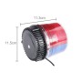 Brilliant Strong Xenon Strong Red Light And Blue Light Magnetic Doom Installation Flash Strobe Warning Light, DC 12V, Wire Length: 50cm
