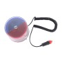 Brilliant Strong Xenon Strong Red Light And Blue Light Magnetic Doom Installation Flash Strobe Warning Light, DC 12V, Wire Length: 50cm