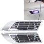 2 PCS Car Body Side Solar Decorative Colorful Strobe Warning Outlet Light