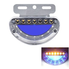 24V Truck / Bus Dynamic Blinker Flowing Water Side Light Waterproof Ground Light Tail / Reversing Light (Blue Light)