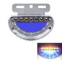 24V Truck / Bus Dynamic Blinker Flowing Water Side Light Waterproof Ground Light Tail / Reversing Light (Blue Light)