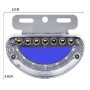 24V Truck / Bus Dynamic Blinker Flowing Water Side Light Waterproof Ground Light Tail / Reversing Light (Blue Light)