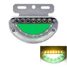 24V Truck / Bus Dynamic Blinker Flowing Water Side Light Waterproof Ground Light Tail / Reversing Light (Green Light)