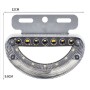 24V Truck / Bus Dynamic Blinker Flowing Water Side Light Waterproof Ground Light Tail / Reversing Light (White Light)