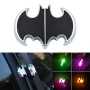 2 PCS Car LED Door Warning Lights Anti-collision Door Opening Lamp Flashing Lights (Black)