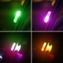 2 PCS Car LED Door Warning Lights Anti-collision Door Opening Lamp Flashing Lights (Black)