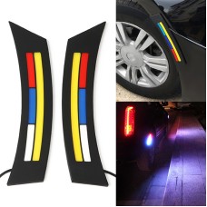 Car Wheel Eyebrow Light Anti-collision Lamp Silicone Warning Light Turn Signal Light