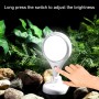 Household / Car Outdoor Travel Camping Tent LED Portable Light Retractable Emergency USB Warning Light, Random Color Delivery