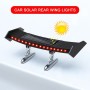 Car Mini Rear Wing with Light Solar Anti-collision Tail Light