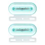 2 PCS 24V 12LED Car Oval Side Lamp (White Light)