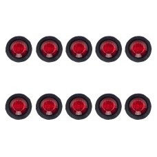 A5010 Red Light 10 в 1 прицепа Truck Trailer Светодиодную лампу с круглой боковой маркерной лампой