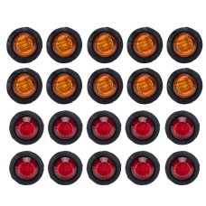 A5014 20 в 1 Red + Amber Light Light Truck Track