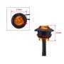 A5014 20 in 1 Red + Amber Light Truck Trailer LED Round Side Marker Lamp