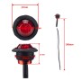 A5014 20 in 1 Red + Amber Light Truck Trailer LED Round Side Marker Lamp