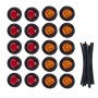 A5014 20 в 1 Red + Amber Light Light Truck Track