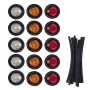 A5015 15 в 1 Red + Amber + Travel Light Truck Travel Lamp