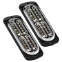 2pcs DC12-24V 3.2W Car 20LED Ultra-thin Strobe Light(White + Yellow Light)