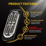 2pcs DC12-24V 3.2W Car 20LED Ultra-thin Strobe Light(White + Yellow Light)