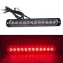 DC12V-24V / 36W Car Truck Emergency Strobe Flash Warning Light 12LEDs Long Ultra-thin Side Lights(Red)