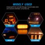 DC12V-24V / 36W Car Truck Emergency Strobe Flash Warning Light 12LEDs Ultra-thin Side Lights(Red + Blue)