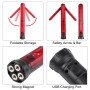 JT01 Rechargeable Traffic Safety Arrow Signal Light Warning Light Bar (Red Light)