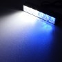 18W 1080LM 6-LED White + Blue Light Wired Car Flashing Warning Signal Lamp, DC 12-24V, Wire Length: 90cm