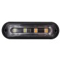 12W 720LM 4-LED White + Yellow Light 18 Flash Patterns Car Strobe Emergency Warning Light Lamp, DC 12V