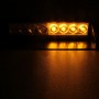8W 800LM 8-yred Yellow Light 3-Modes Регулируемый угол угловой автомобильный стробоскочный флэш-приборная приборная лампа Аварийный освещение с присосками, DC 12V